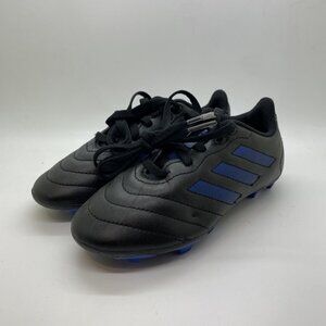 Adidas Goletto VIII FG J GX6906 Black Blue Kids 13K Soccer Futbol Cleats Shoes